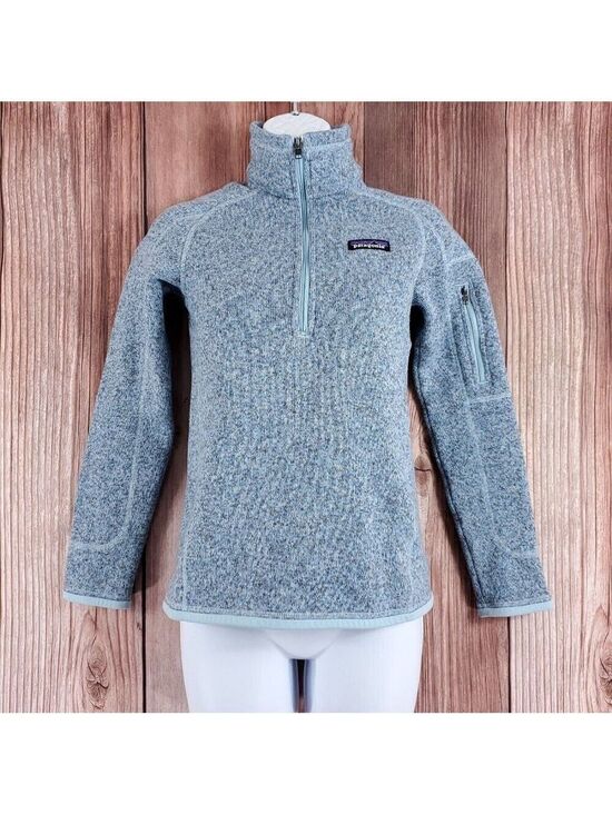 Patagonia Tops - *READ* Patagonia Womens Size XXS Better Sweater 1/4 Zip Pullover Blue 25617